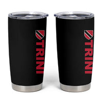 Vintage Trini Tumbler Cup Trinidad and Tobago Flag Minimalist Patriotic Caribbean Pride