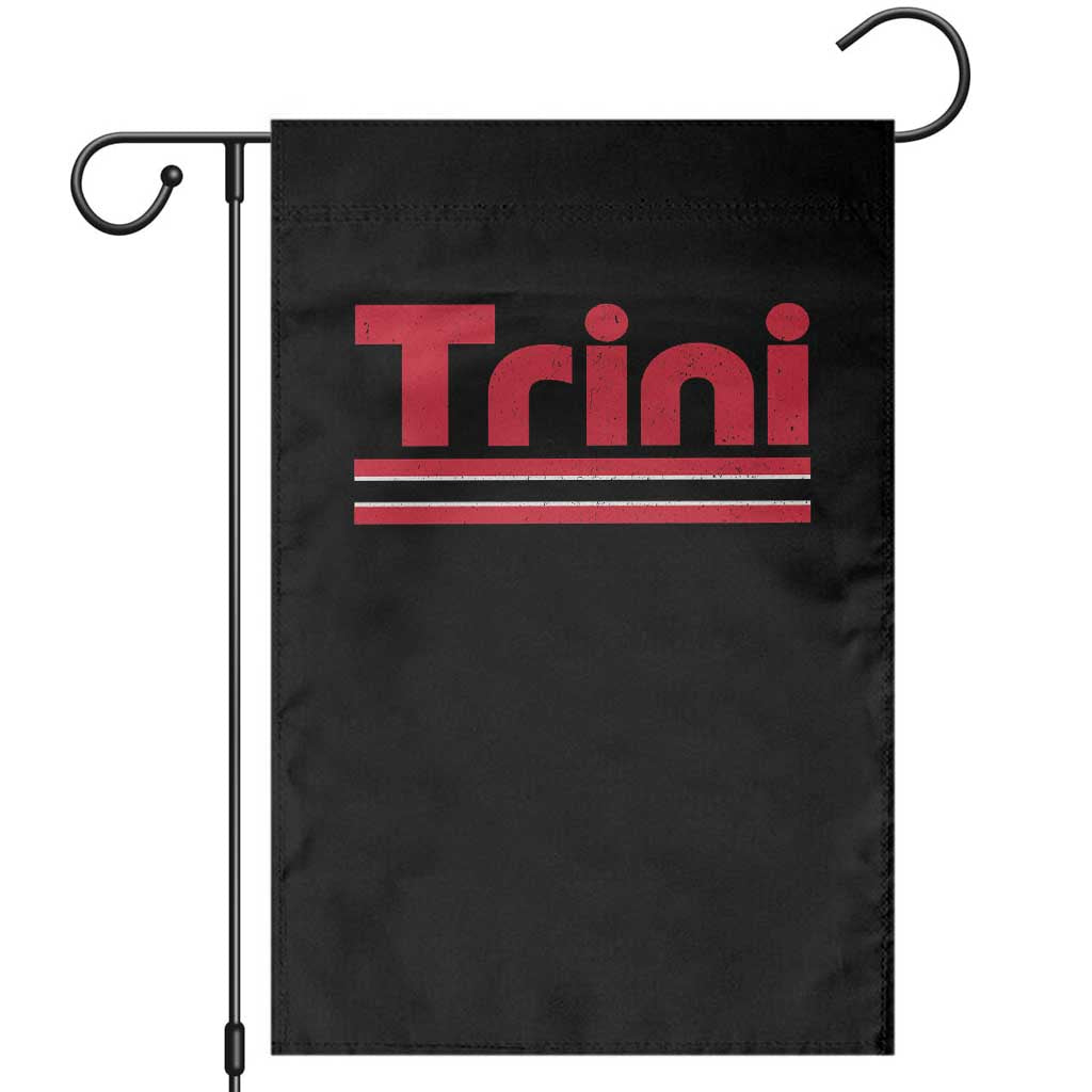 Retro Trini Garden Flag Trinidad and Tobago Flag Caribbean Pride Heritage Gift