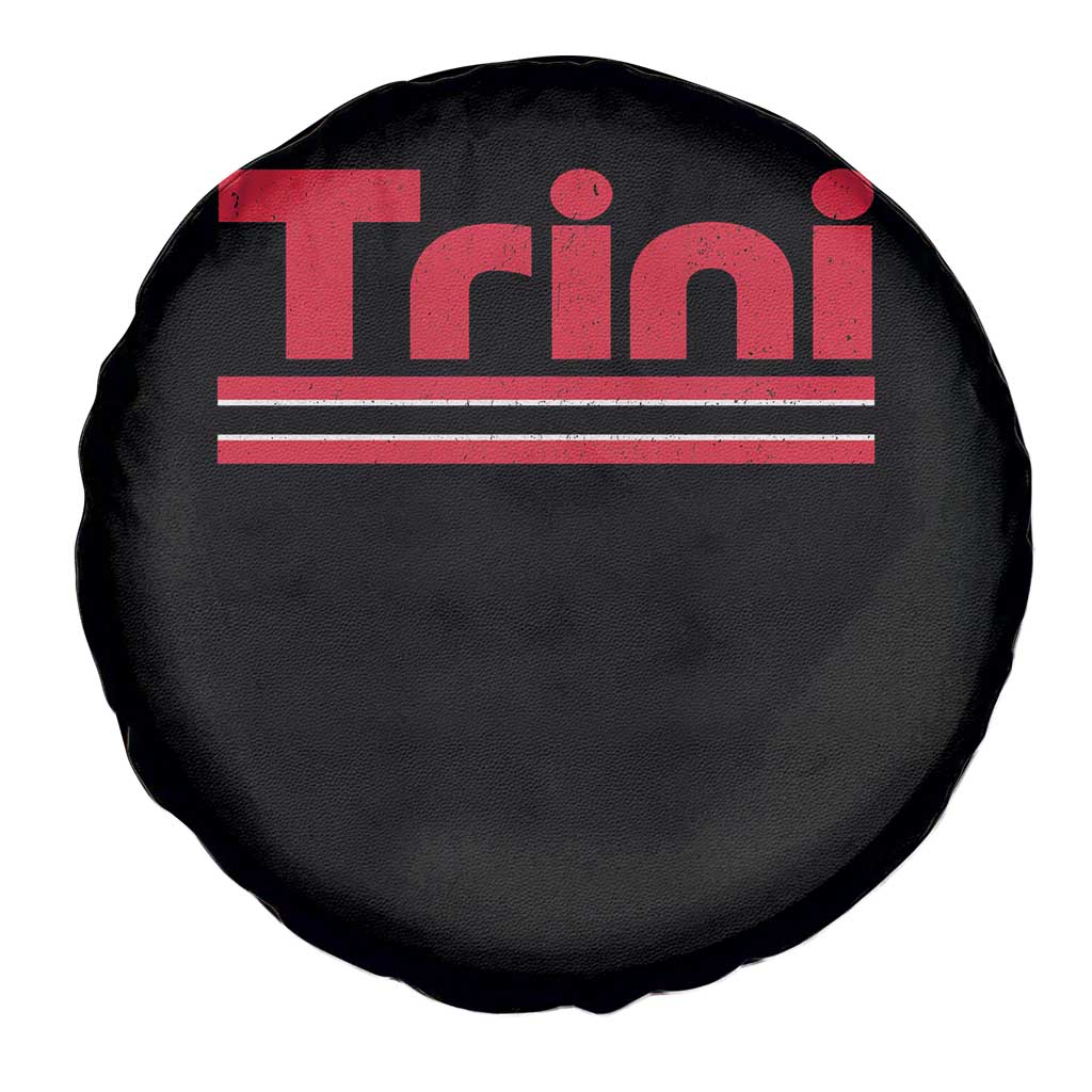 Retro Trini Spare Tire Cover Trinidad and Tobago Flag Caribbean Pride Heritage Gift