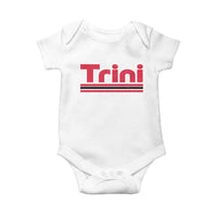Retro Trini Baby Onesie Trinidad and Tobago Flag Caribbean Pride Heritage Gift