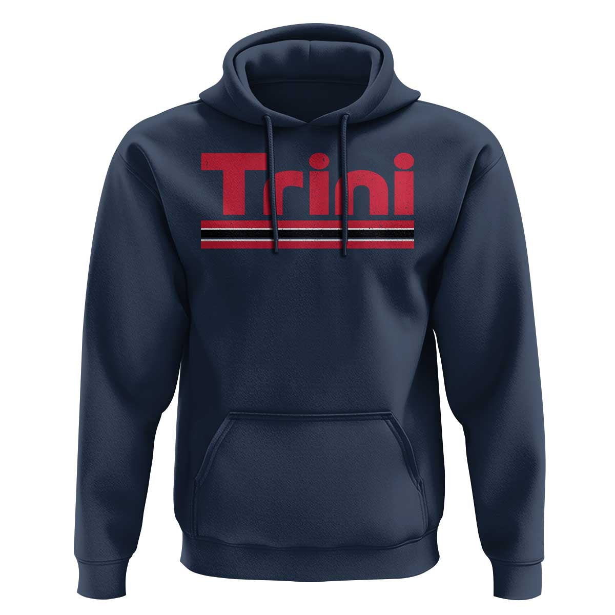 Retro Trini Hoodie Trinidad and Tobago Flag Caribbean Pride Heritage Gift