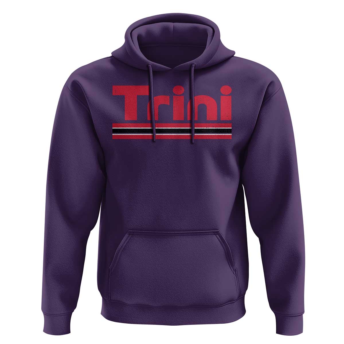 Retro Trini Hoodie Trinidad and Tobago Flag Caribbean Pride Heritage Gift