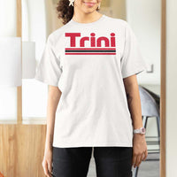 Retro Trini T Shirt For Women Trinidad and Tobago Flag Caribbean Pride Heritage Gift