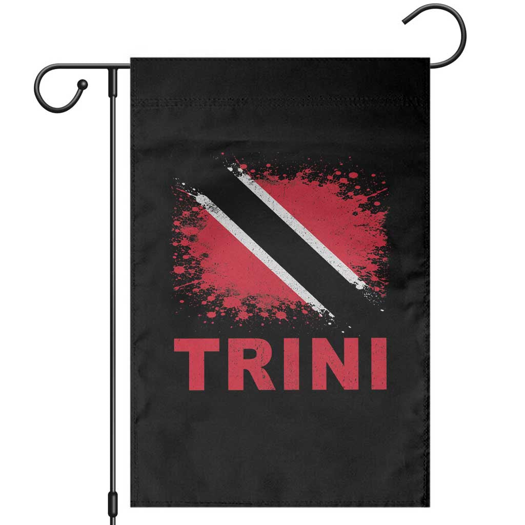 Retro Vintage Trini Garden Flag Watercolors Sport Trinidad and Tobago Flag