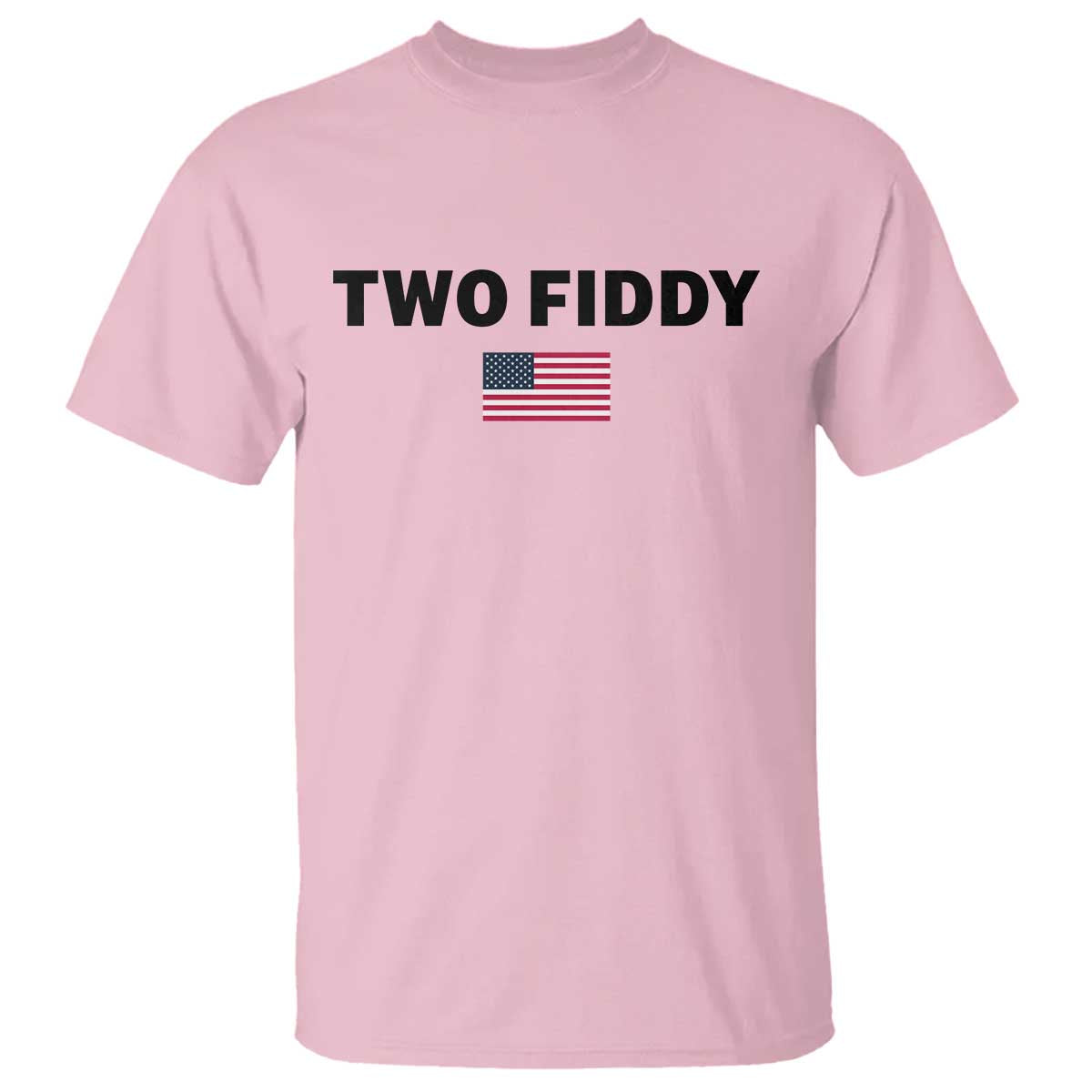 Two Fiddy American Flag T Shirt Funny 250th America Celebration Patriotic Graphic