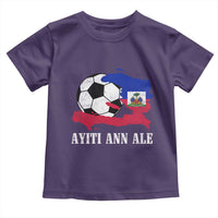 Ayiti Ann Ale Haiti Soccer Toddler T Shirt Haitian Football Fan Pride Flag Graphic Caribbean Sports