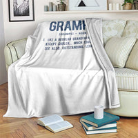 Grandpa Gift For Gramps Throw Blanket Fathers Day Birthday Gift Idea