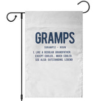 Grandpa Gift For Gramps Garden Flag Fathers Day Birthday Gift Idea