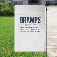 Grandpa Gift For Gramps Garden Flag Fathers Day Birthday Gift Idea
