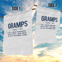 Grandpa Gift For Gramps Garden Flag Fathers Day Birthday Gift Idea