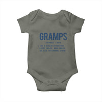 Grandpa Gift For Gramps Baby Onesie Fathers Day Birthday Gift Idea