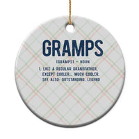 Grandpa Gift For Gramps Ceramic Ornament Fathers Day Birthday Gift Idea