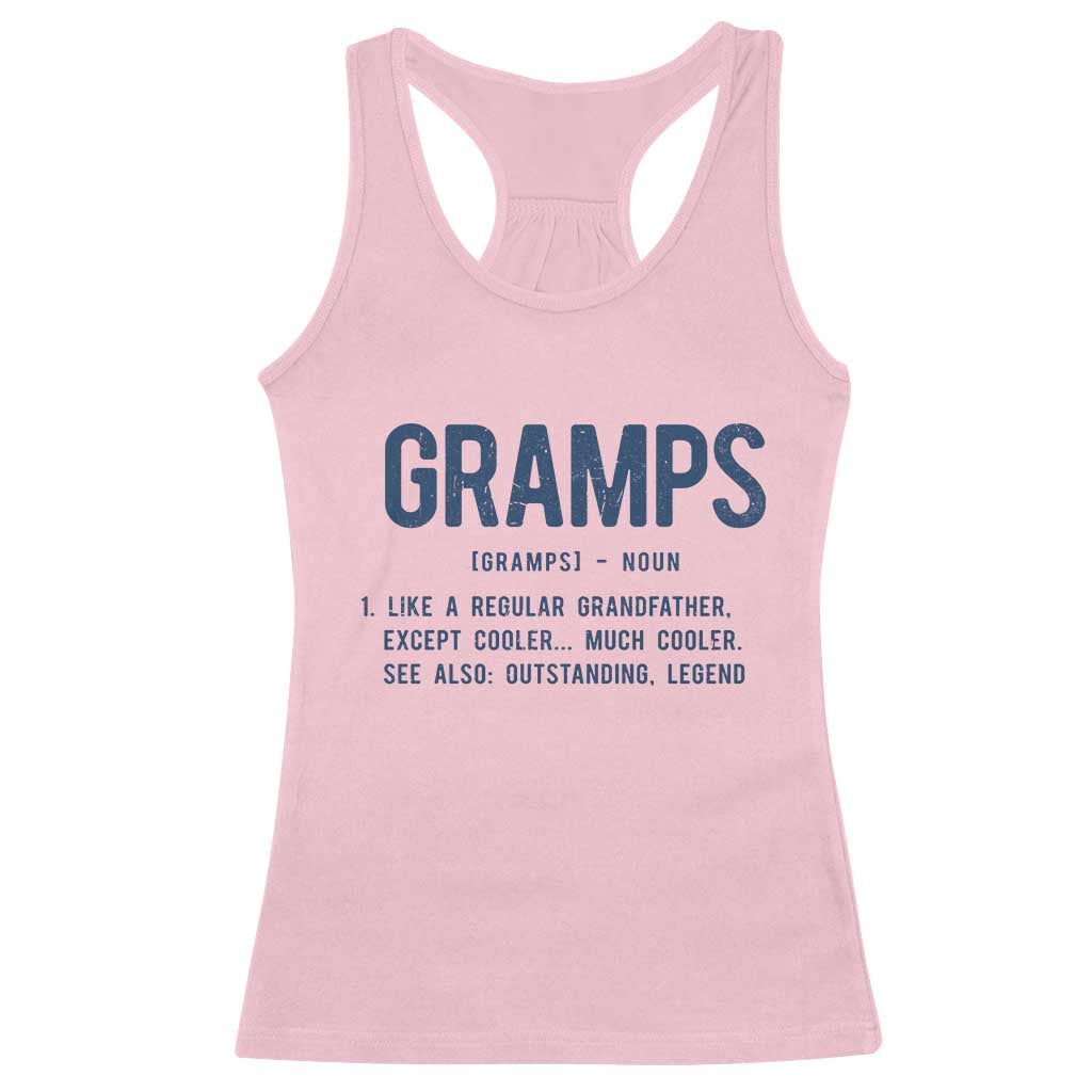 Grandpa Gift For Gramps Racerback Tank Top Fathers Day Birthday Gift Idea