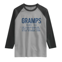 Grandpa Gift For Gramps Raglan Shirt Fathers Day Birthday Gift Idea