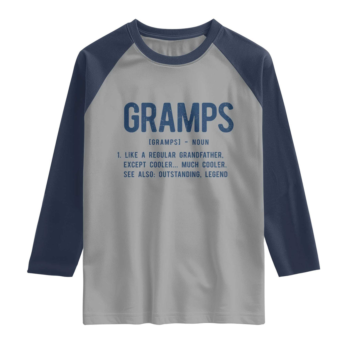 Grandpa Gift For Gramps Raglan Shirt Fathers Day Birthday Gift Idea