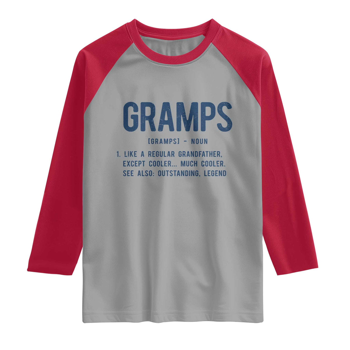 Grandpa Gift For Gramps Raglan Shirt Fathers Day Birthday Gift Idea