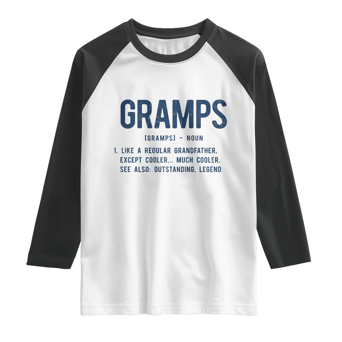 Grandpa Gift For Gramps Raglan Shirt Fathers Day Birthday Gift Idea