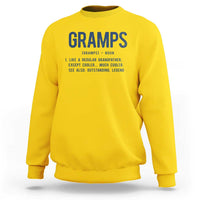Grandpa Gift For Gramps Sweatshirt Fathers Day Birthday Gift Idea