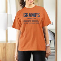 Grandpa Gift For Gramps T Shirt For Women Fathers Day Birthday Gift Idea