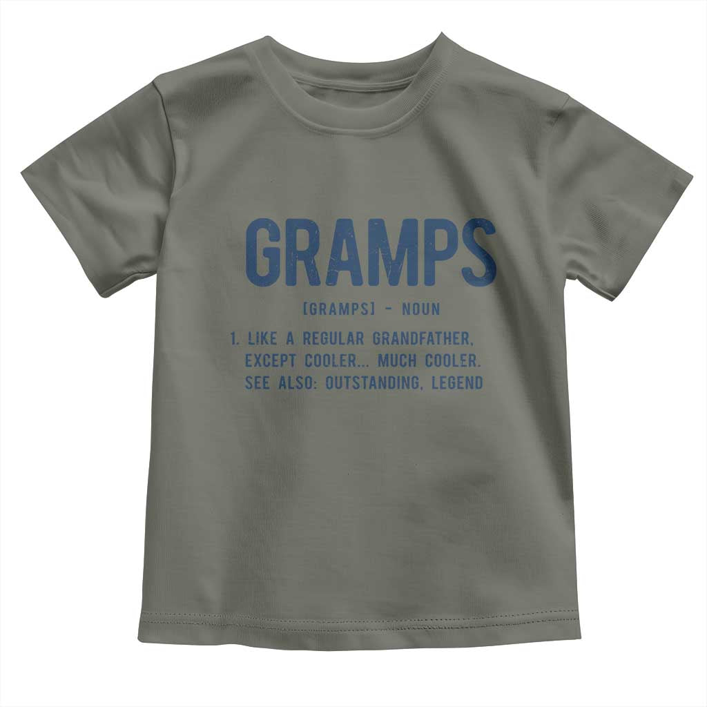 Grandpa Gift For Gramps Toddler T Shirt Fathers Day Birthday Gift Idea