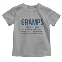 Grandpa Gift For Gramps Toddler T Shirt Fathers Day Birthday Gift Idea