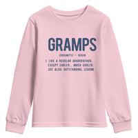 Grandpa Gift For Gramps Youth Sweatshirt Fathers Day Birthday Gift Idea