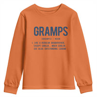 Grandpa Gift For Gramps Youth Sweatshirt Fathers Day Birthday Gift Idea