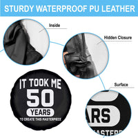 50th Birthday Spare Tire Cover To Create This Masterpiece 50 Year Old Gift