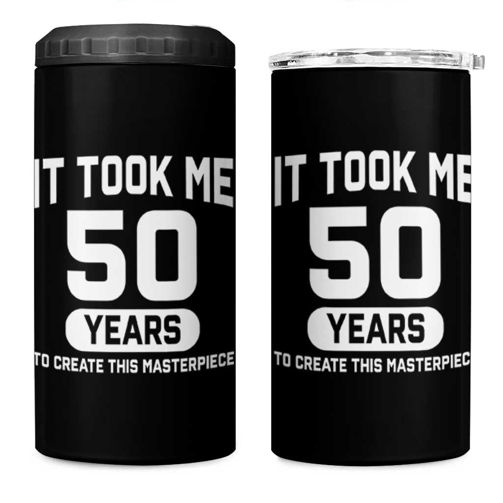 50th Birthday 4 in 1 Can Cooler Tumbler To Create This Masterpiece 50 Year Old Gift