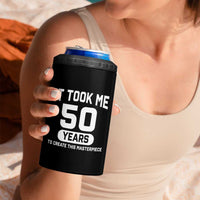 50th Birthday 4 in 1 Can Cooler Tumbler To Create This Masterpiece 50 Year Old Gift