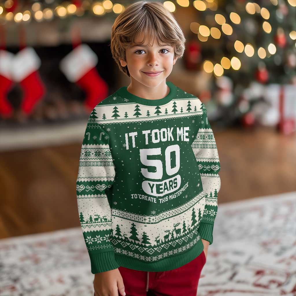 50th Birthday Ugly Christmas Sweater To Create This Masterpiece 50 Year Old Gift