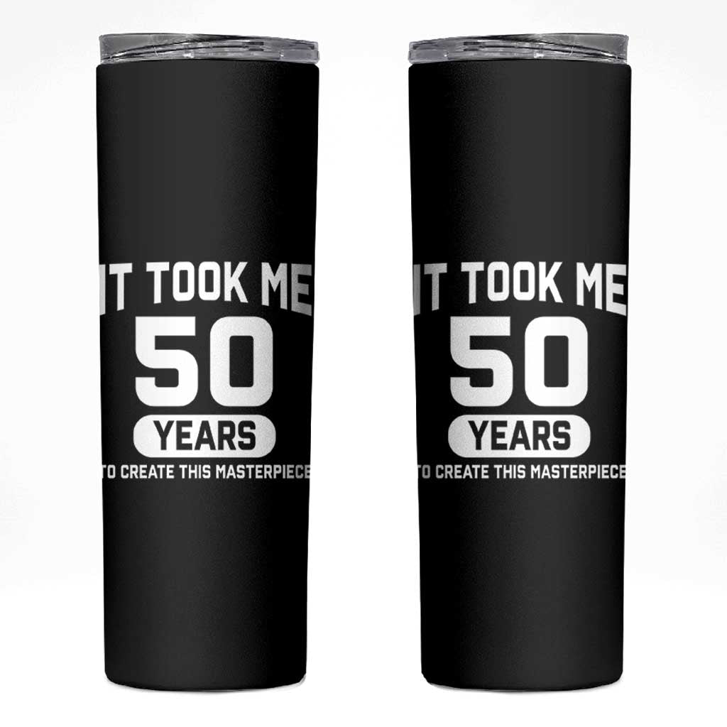 50th Birthday Skinny Tumbler To Create This Masterpiece 50 Year Old Gift