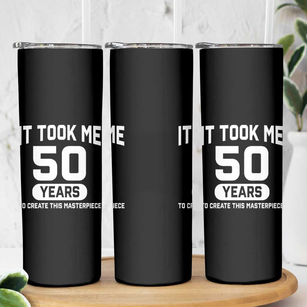 50th Birthday Skinny Tumbler To Create This Masterpiece 50 Year Old Gift