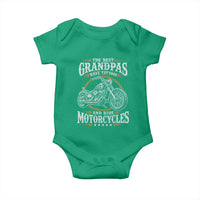 Biker Grandpa Best Grandpas Have Tattoos and Ride Motorcycles Baby Onesie