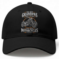 Biker Grandpa Best Grandpas Have Tattoos and Ride Motorcycles Baseball Cap