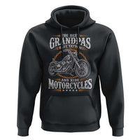 Biker Grandpa Best Grandpas Have Tattoos and Ride Motorcycles Hoodie