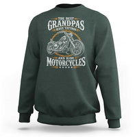 Biker Grandpa Best Grandpas Have Tattoos and Ride Motorcycles Sweatshirt