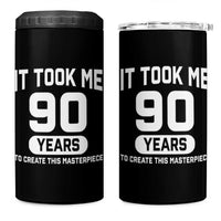 90th Birthday 4 in 1 Can Cooler Tumbler To Create This Masterpiece 90 Year Old Gift