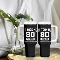 80th Birthday Tumbler With Handle To Create This Masterpiece 80 Year Old Gift