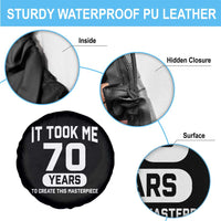 70th Birthday Spare Tire Cover To Create This Masterpiece 70 Year Old Gift