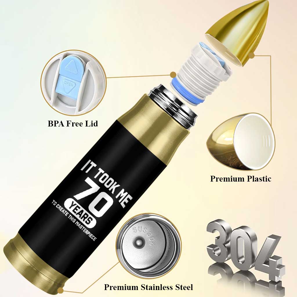 70th Birthday Bullet Tumbler To Create This Masterpiece 70 Year Old Gift