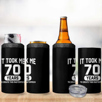 70th Birthday 4 in 1 Can Cooler Tumbler To Create This Masterpiece 70 Year Old Gift
