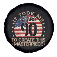 90th Birthday Spare Tire Cover It Took Me 90 Years To Create This Masterpiece Vintage American Flag