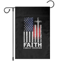 Faith Family Freedom Garden Flag Charlie Kirk Patriotic Christian Vintage USA Flag - Wonder Print Shop