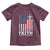 Faith Family Freedom Toddler T Shirt Charlie Kirk Patriotic Christian Vintage USA Flag - Wonder Print Shop