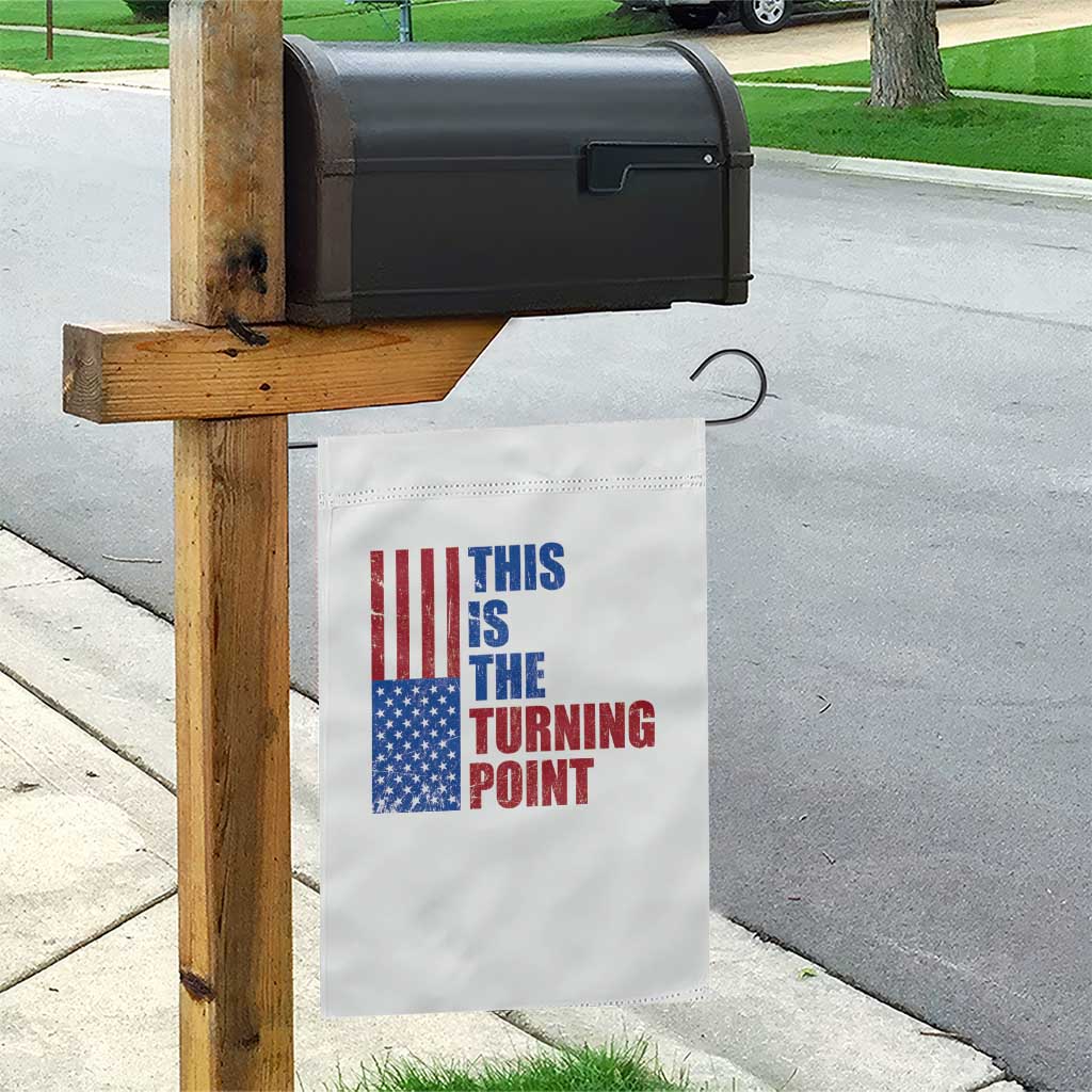 This is The Turning Point Garden Flag USA Flag Patriotic Freedom Conservative - Wonder Print Shop