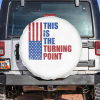 This is The Turning Point Spare Tire Cover USA Flag Patriotic Freedom Conservative - Wonder Print Shop