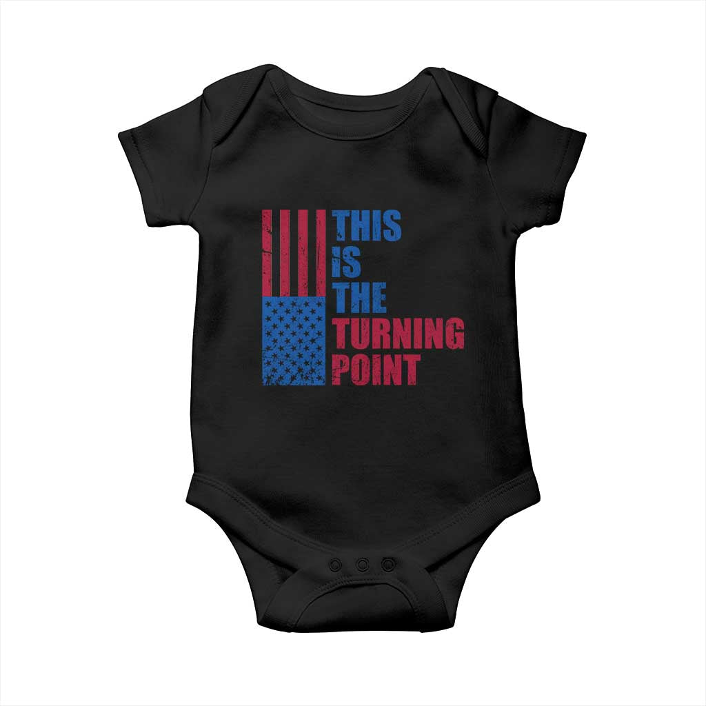 This is The Turning Point Baby Onesie USA Flag Patriotic Freedom Conservative - Wonder Print Shop