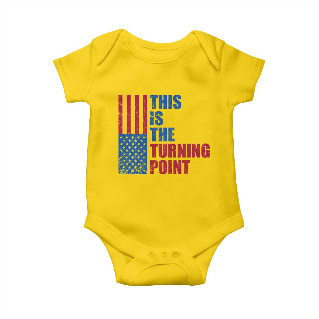 This is The Turning Point Baby Onesie USA Flag Patriotic Freedom Conservative - Wonder Print Shop
