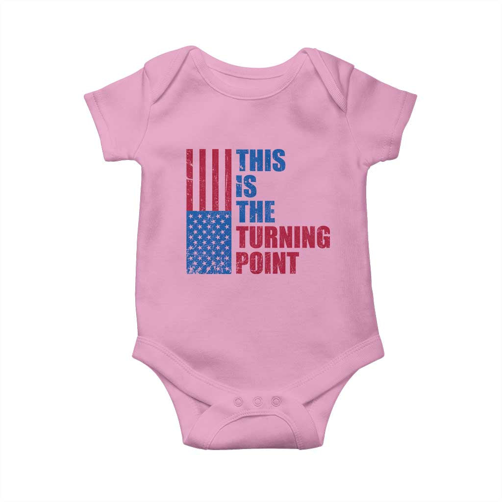 This is The Turning Point Baby Onesie USA Flag Patriotic Freedom Conservative - Wonder Print Shop